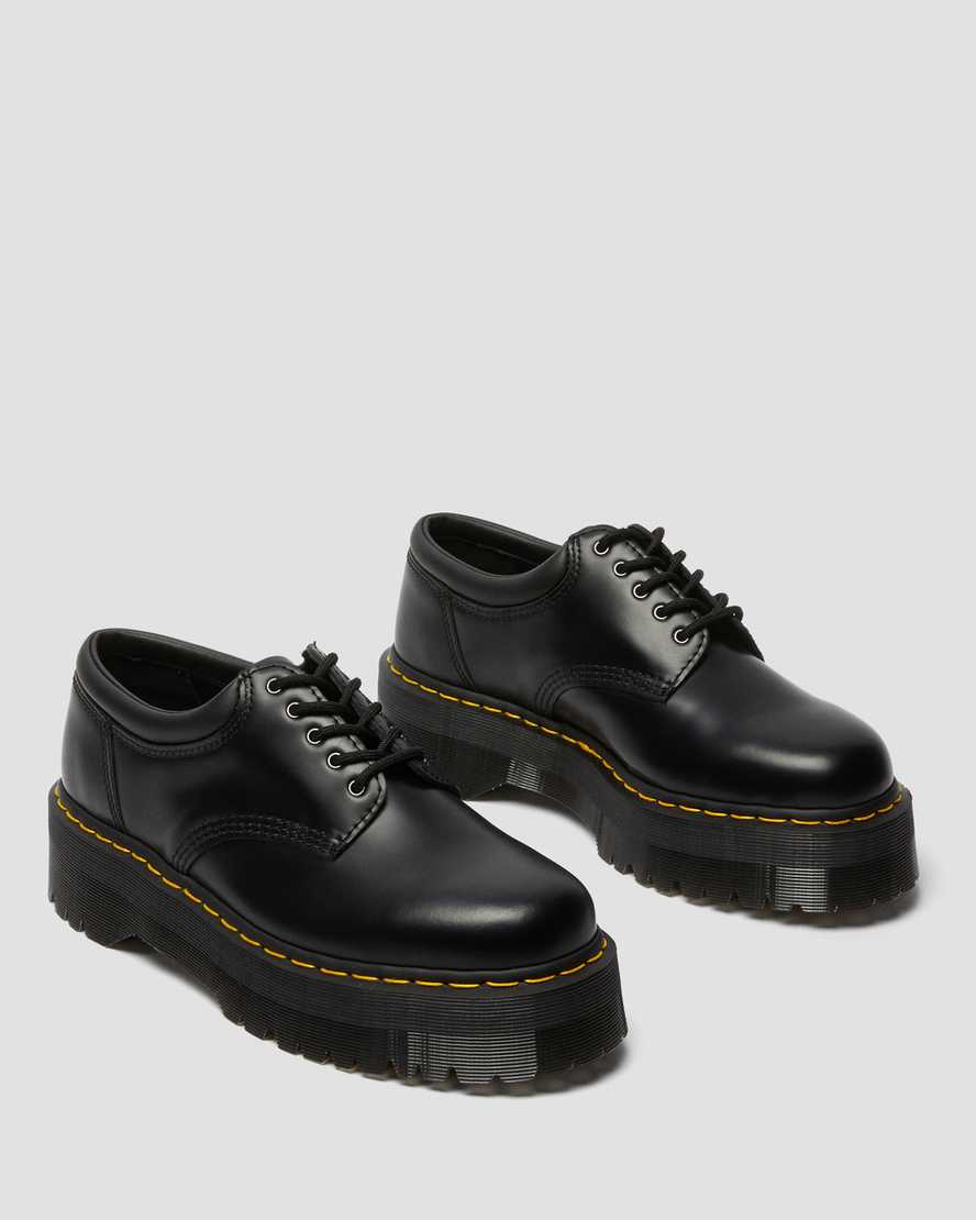 sorte dr martens 8053 platform dame casual sko