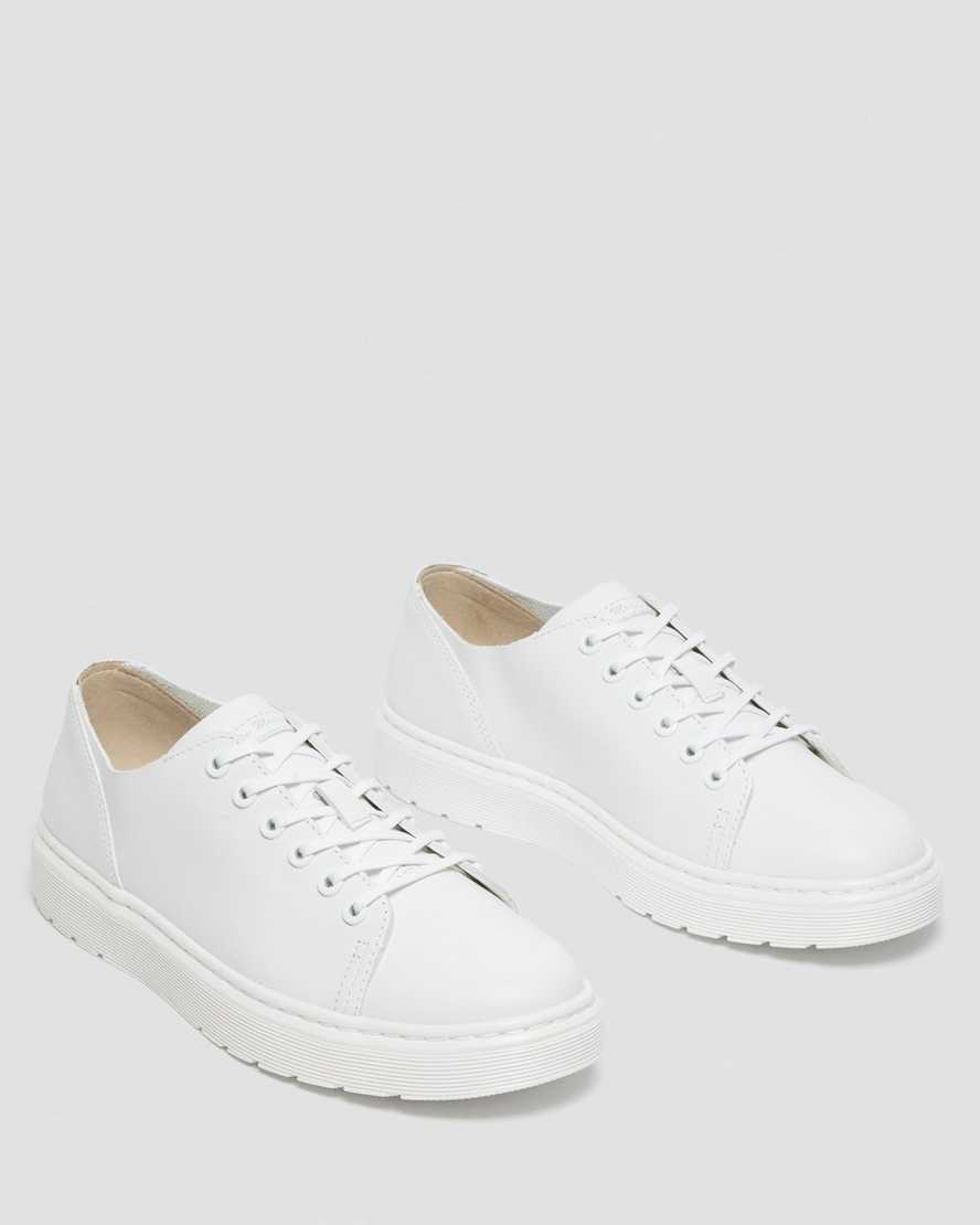 hvide dr martens dante dame casual sko