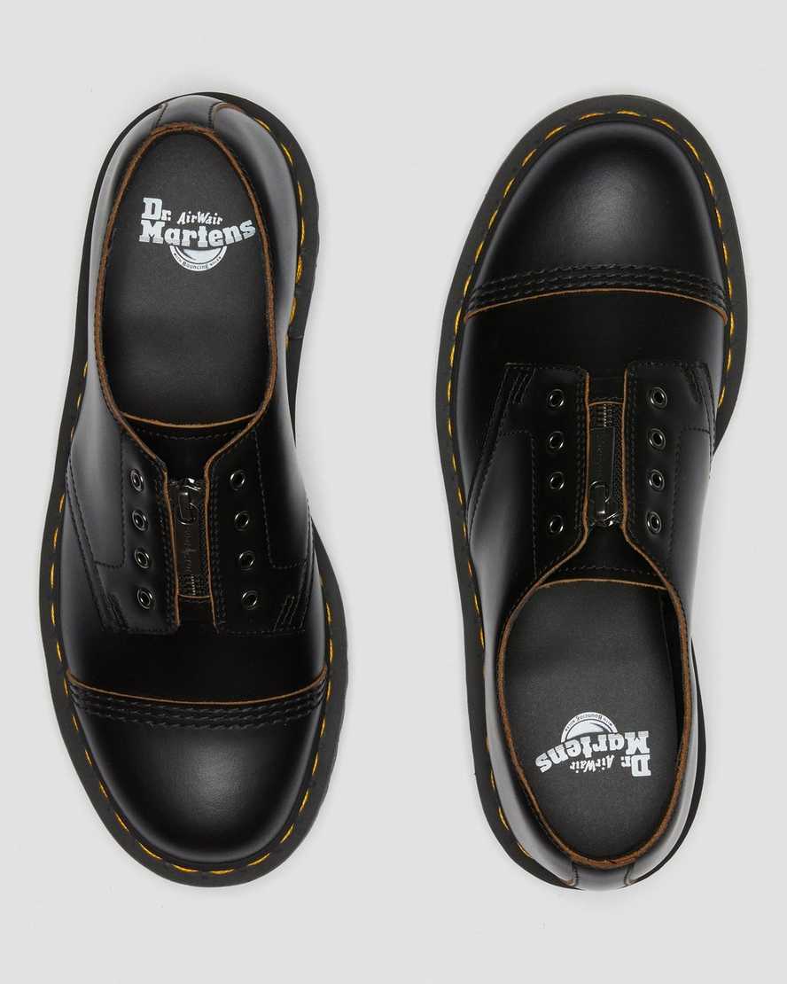 sorte dr martens smiths laceless bex dame casual sko
