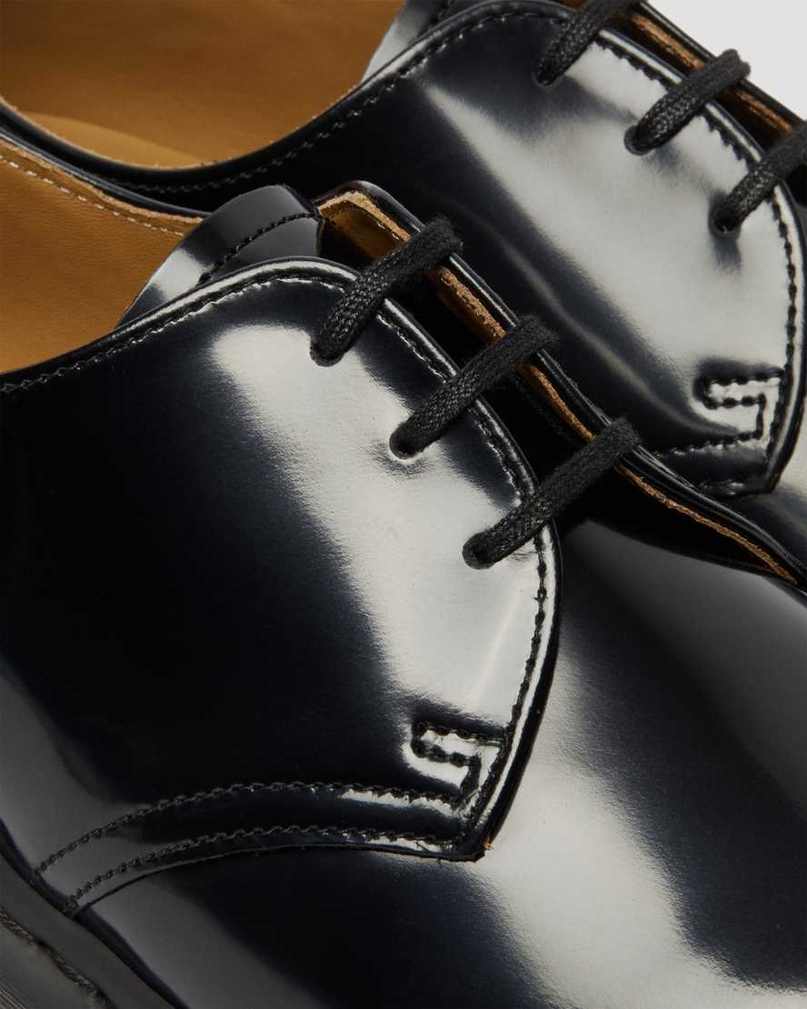 sorte dr martens archie ii smooth damesko med snørebånd