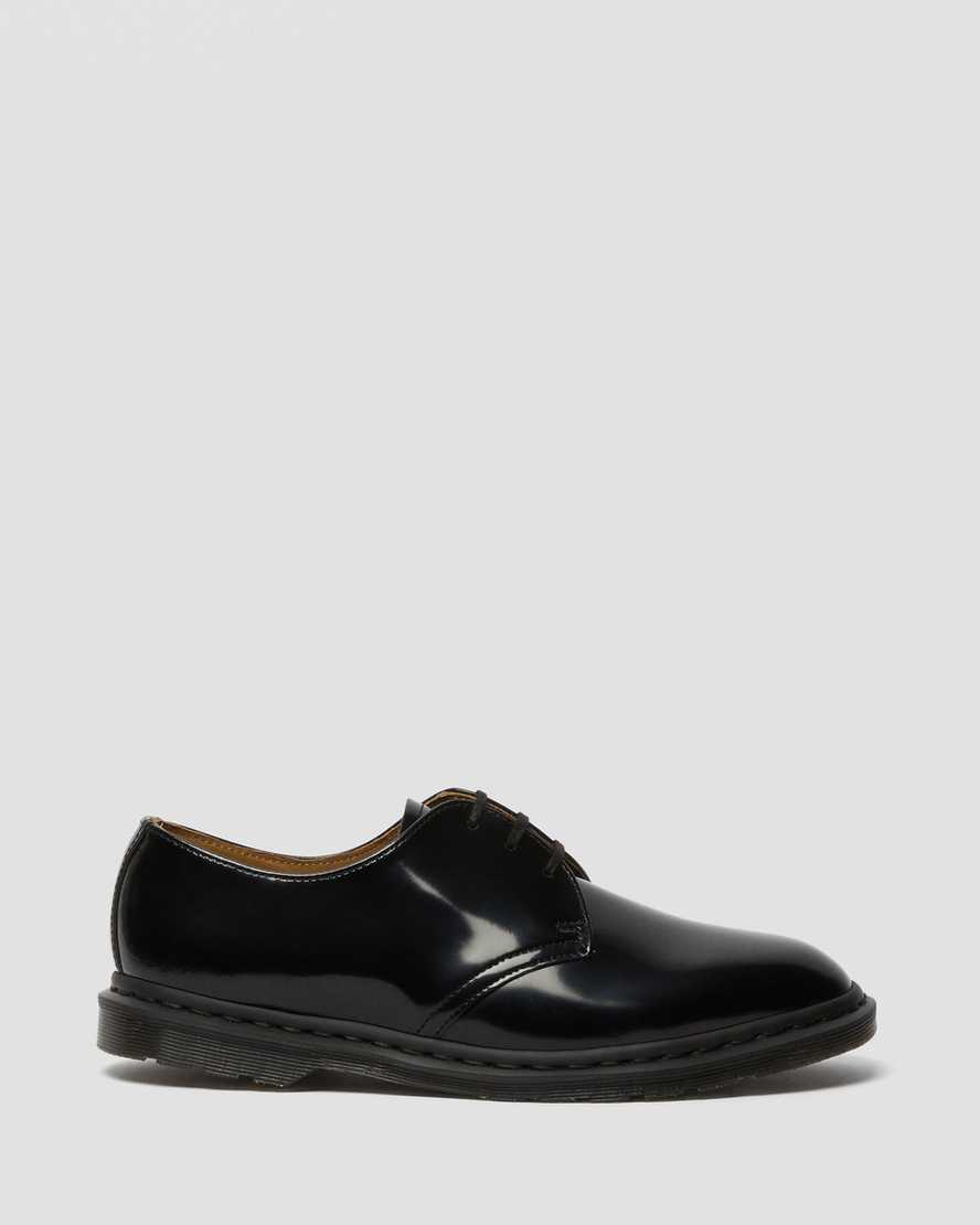 sorte dr martens archie ii smooth damesko med snørebånd