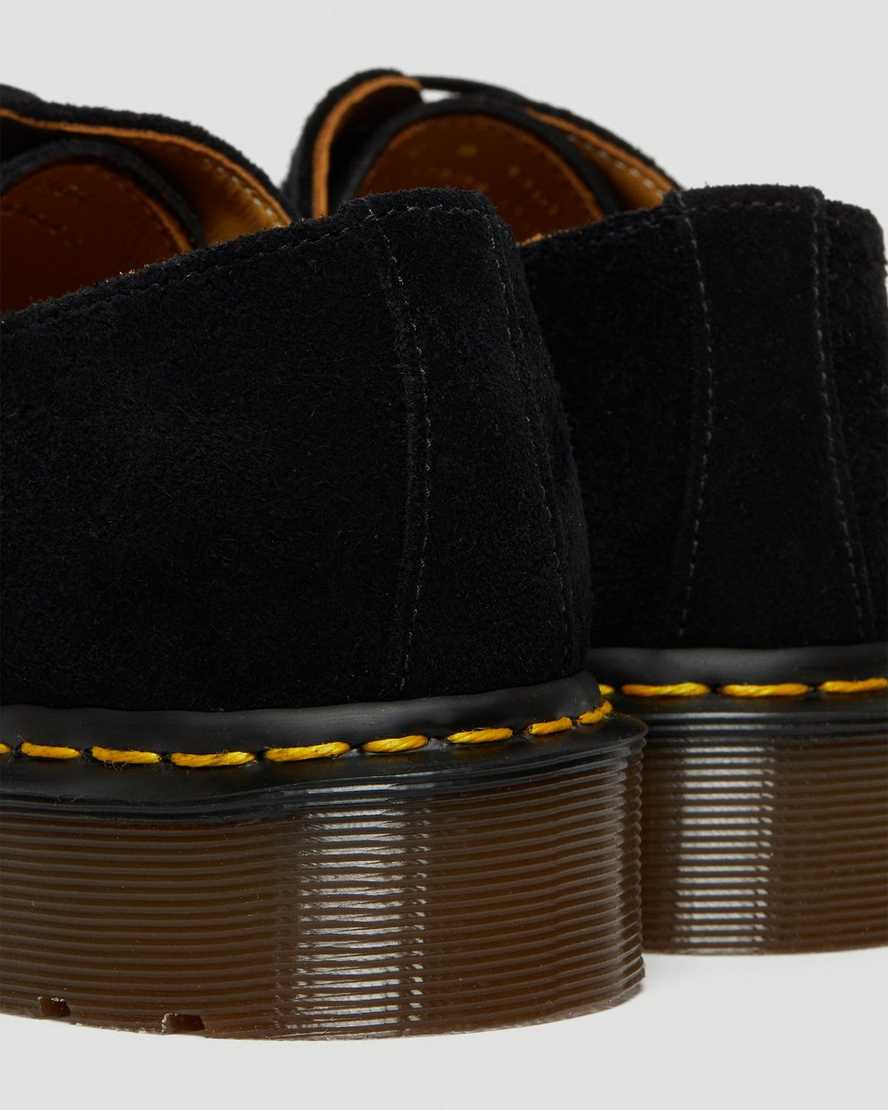 sorte dr martens 1461 made in england oxford sko til dame