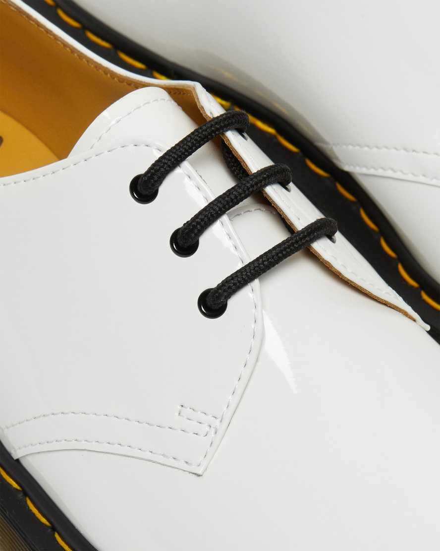 hvide dr martens 1461 bex patent oxford sko til kvinder