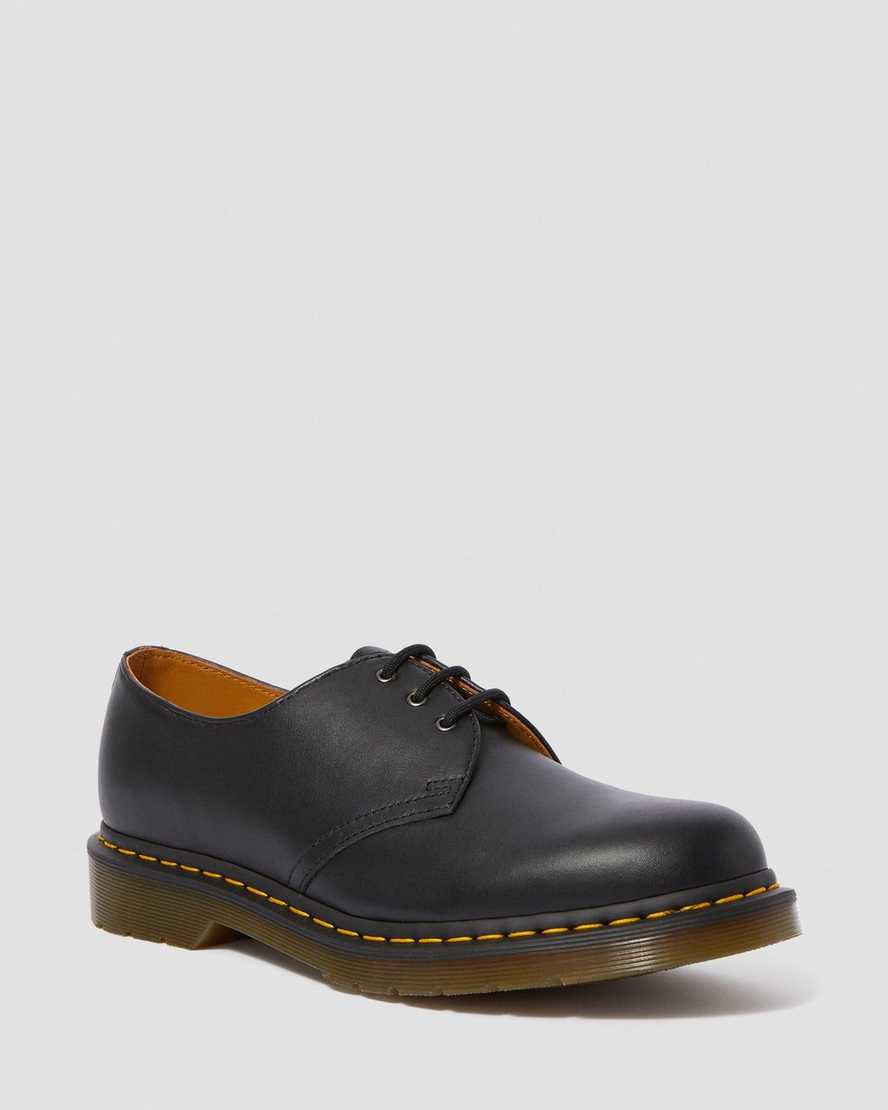 sorte dr martens 1461 nappa oxfordsko til kvinder