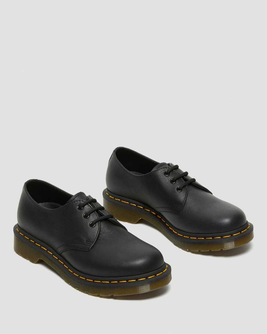 sorte dr martens 1461 virginia oxfordsko til kvinder
