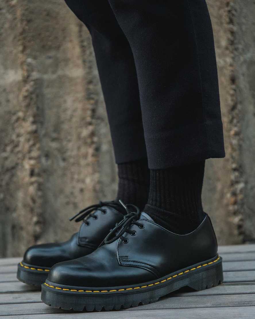 dr. martens 1461 bex smooth oxfordsko til kvinder sort