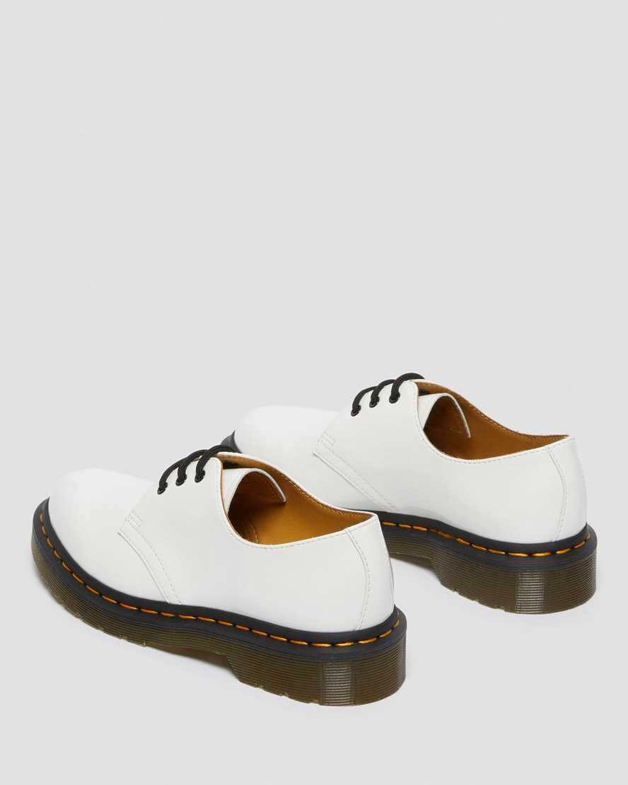 hvide dr martens 1461 patent oxford sko til kvinder