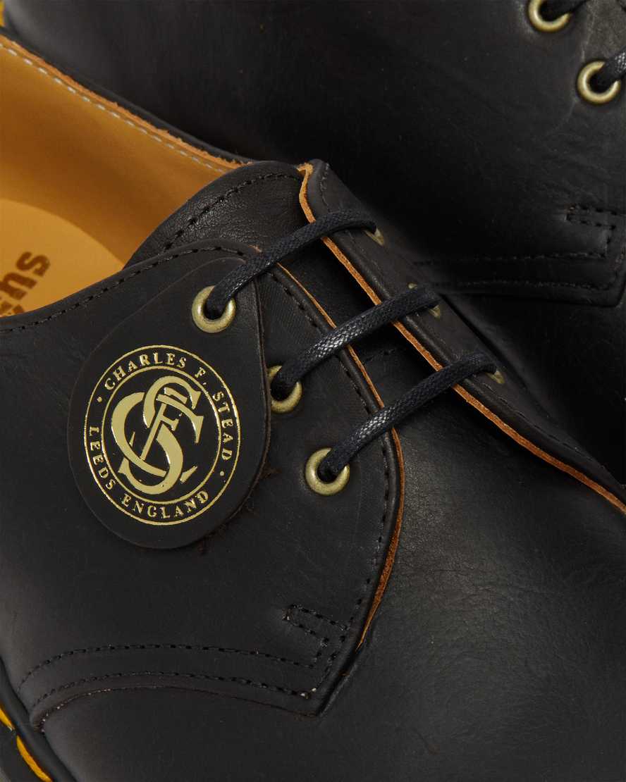 sorte dr martens 1461 classic oil oxford sko til kvinder