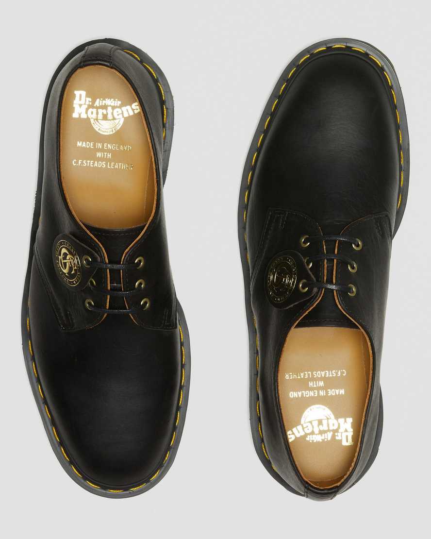 sorte dr martens 1461 classic oil oxford sko til kvinder
