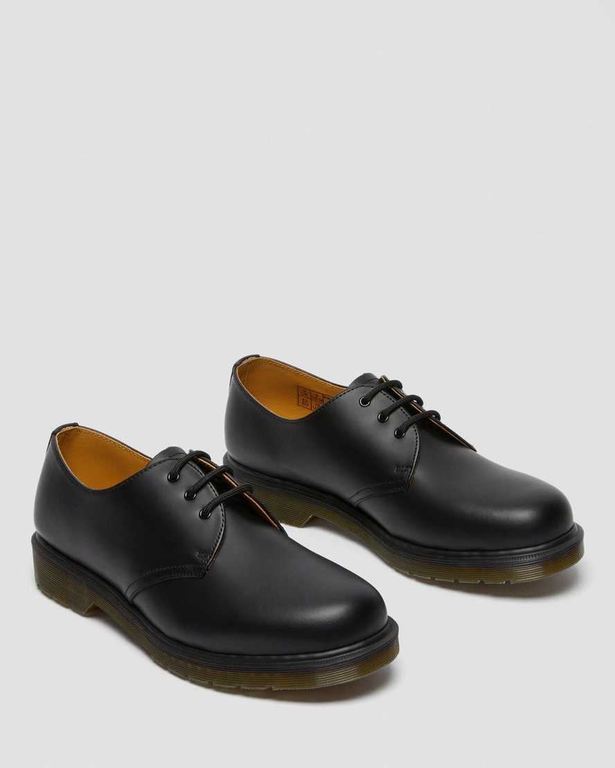 dr. martens 1461 plain welt smooth oxfordsko til kvinder sort