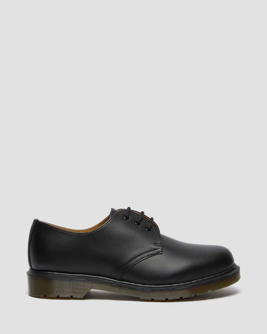 dr. martens 1461 plain welt smooth oxfordsko til kvinder sort