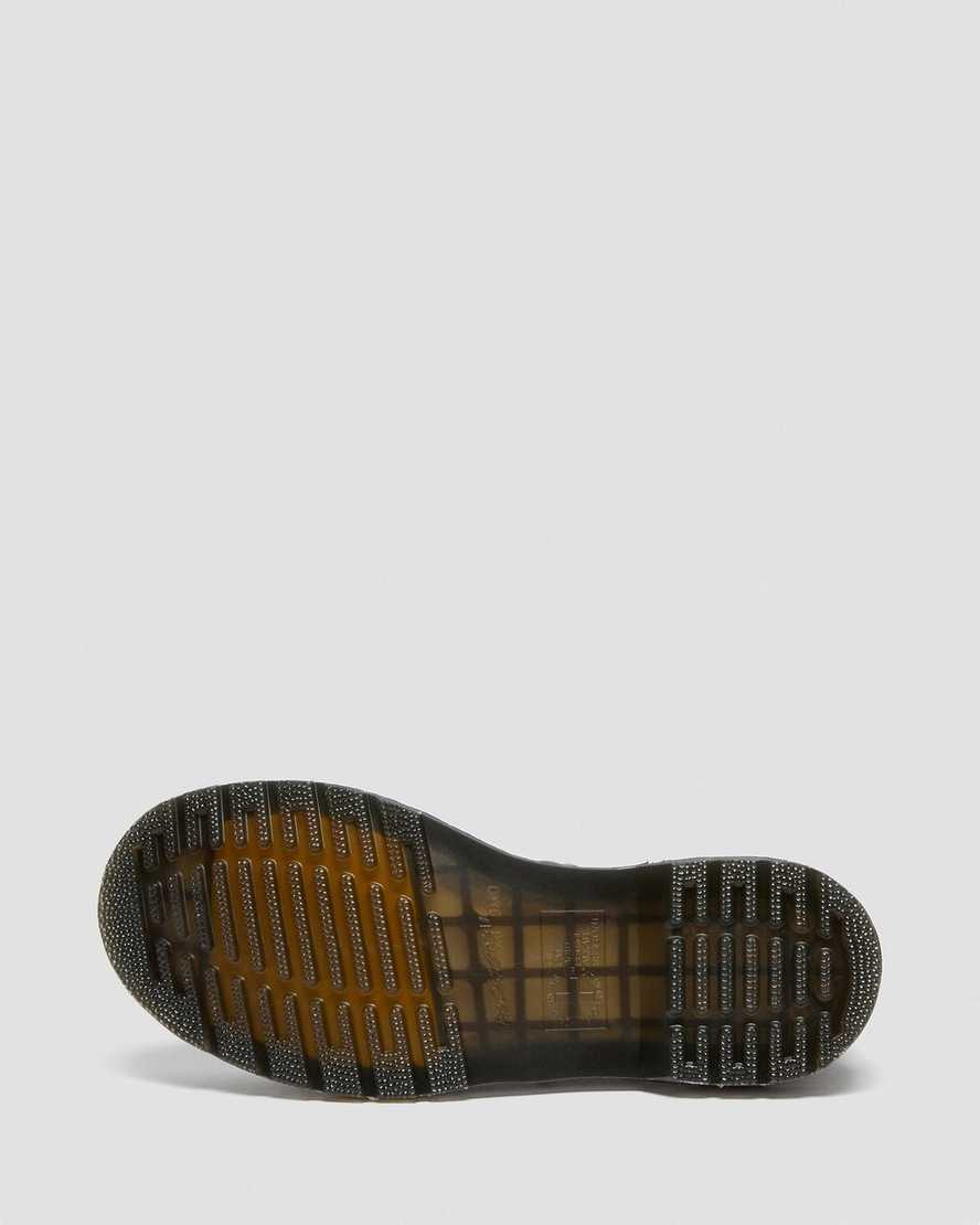 dr. martens 1461 zebra emboss smooth oxfordsko til kvinder sort