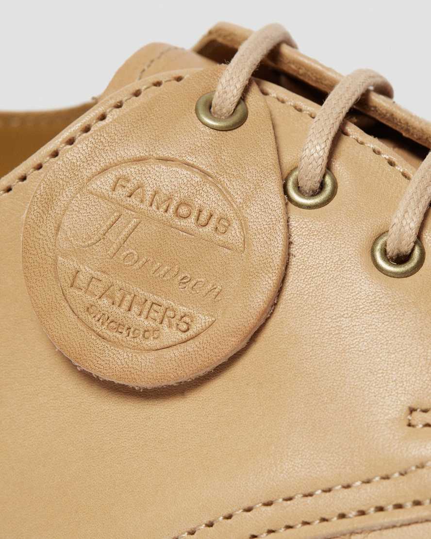 dr martens 1461 veg tan oxford sko til kvinder i beige