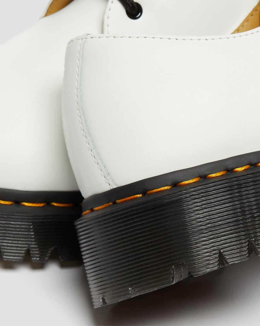 hvide dr martens 1461 bex smooth oxfordsko til kvinder