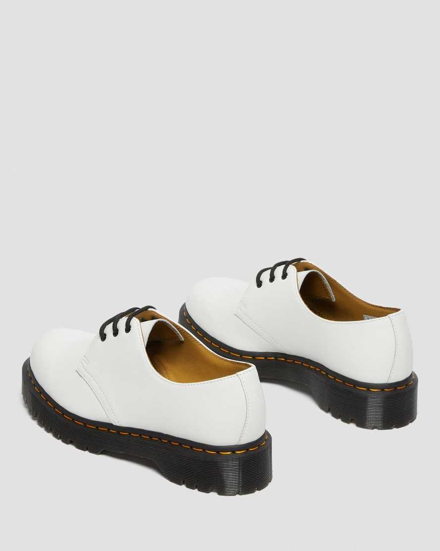 hvide dr martens 1461 bex smooth oxfordsko til kvinder
