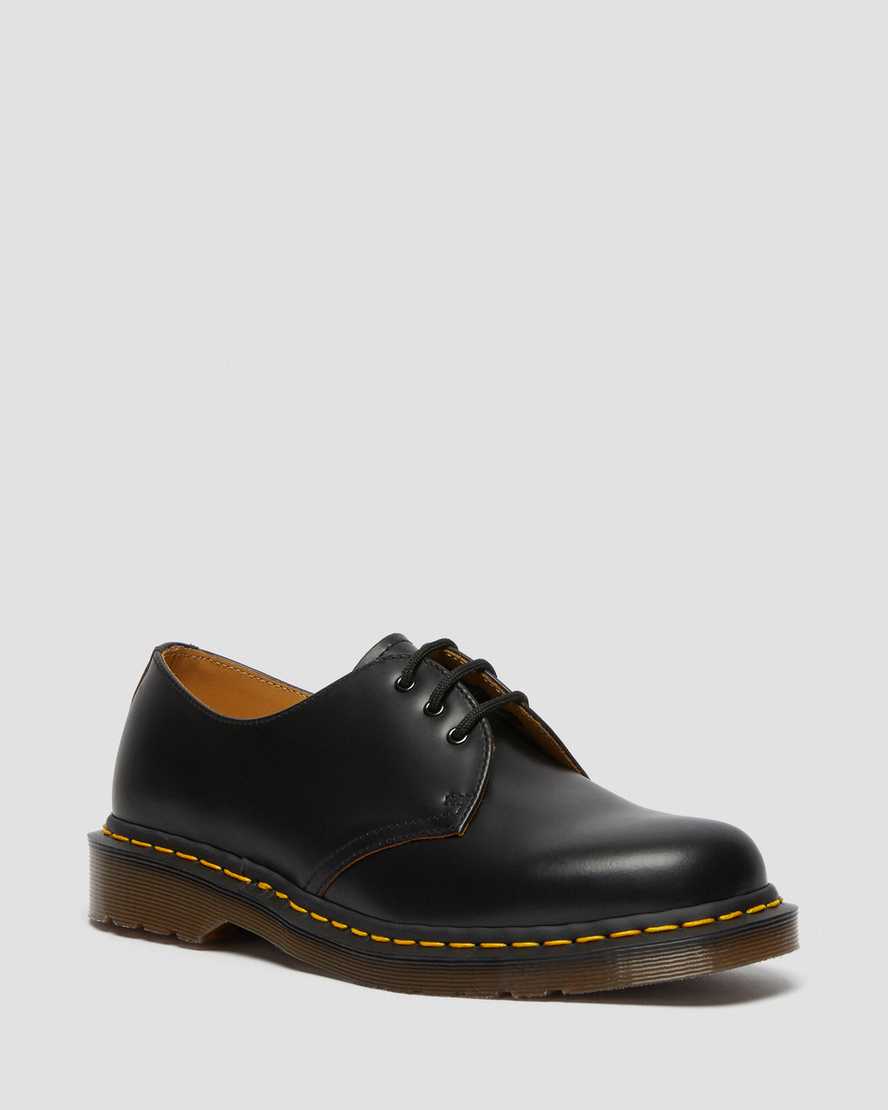 sorte dr martens 1461 vintage made in england dame oxford sko