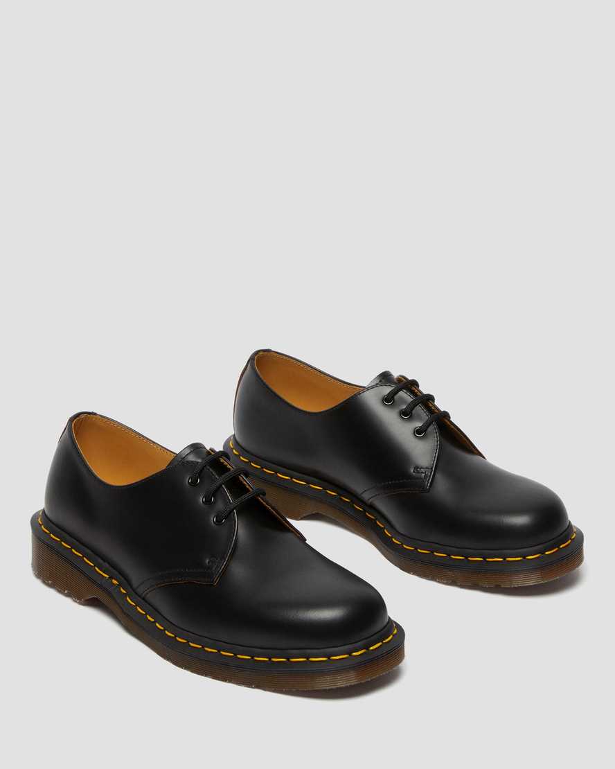 sorte dr martens 1461 vintage made in england dame oxford sko