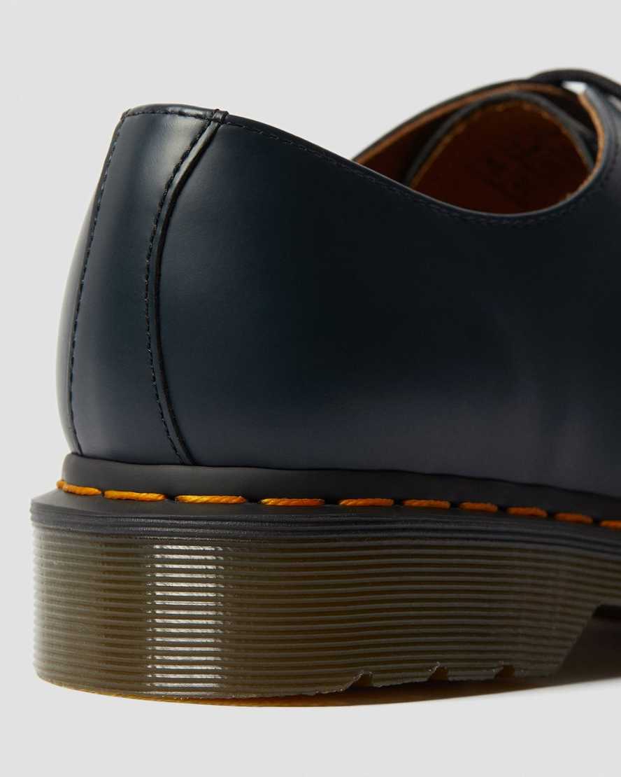 dr. martens 1461 smooth oxford sko til kvinder i marineblå