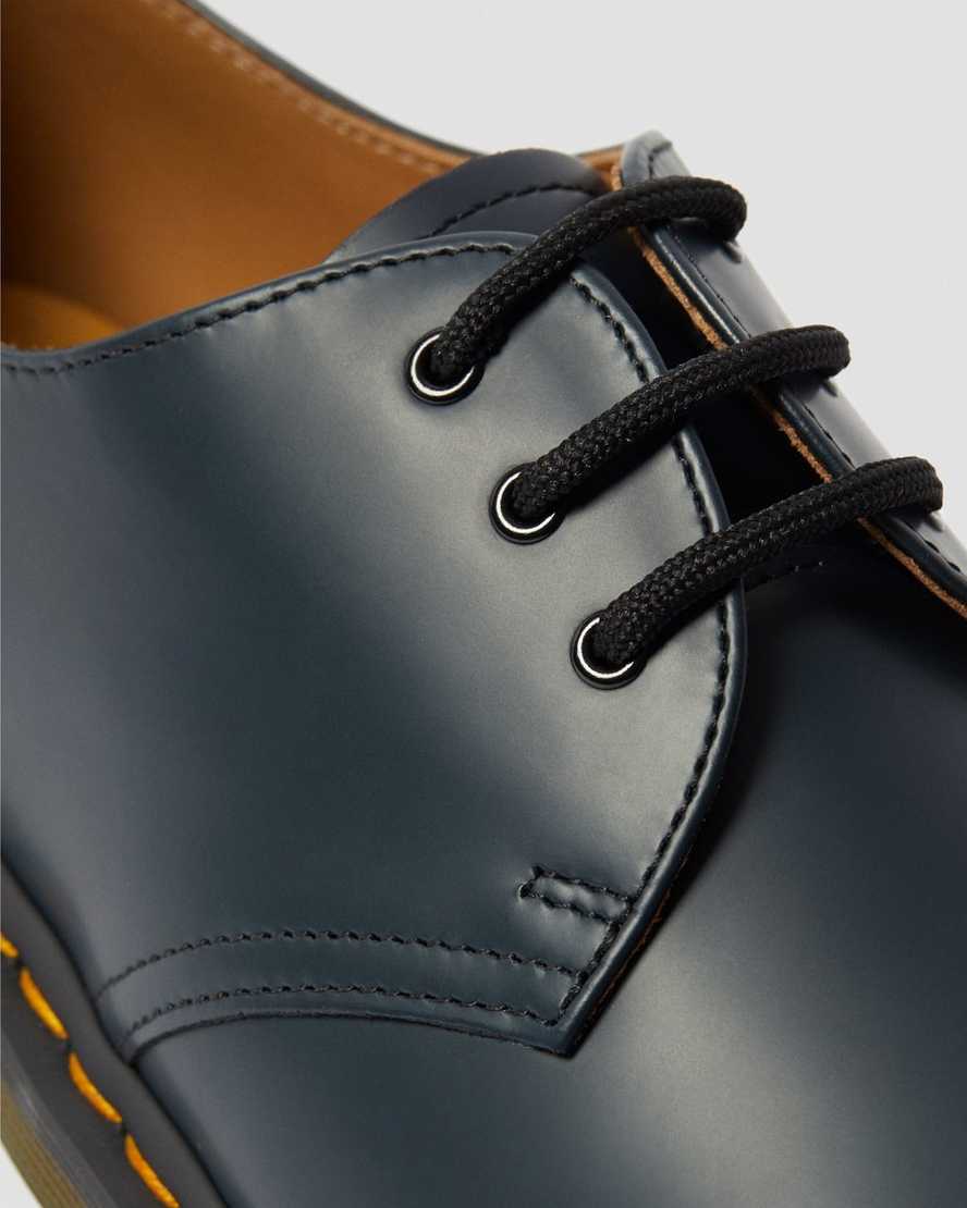 dr. martens 1461 smooth oxford sko til kvinder i marineblå
