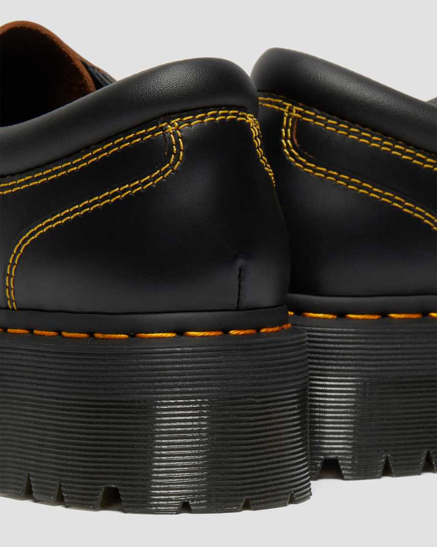 sorte dr martens collier lace to toe platformsko til dame