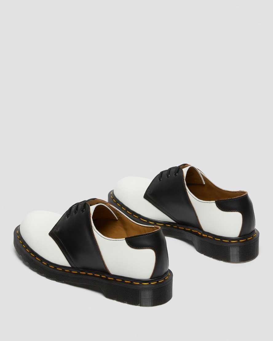 hvide sorte dr martens 1461 dame sadelsko