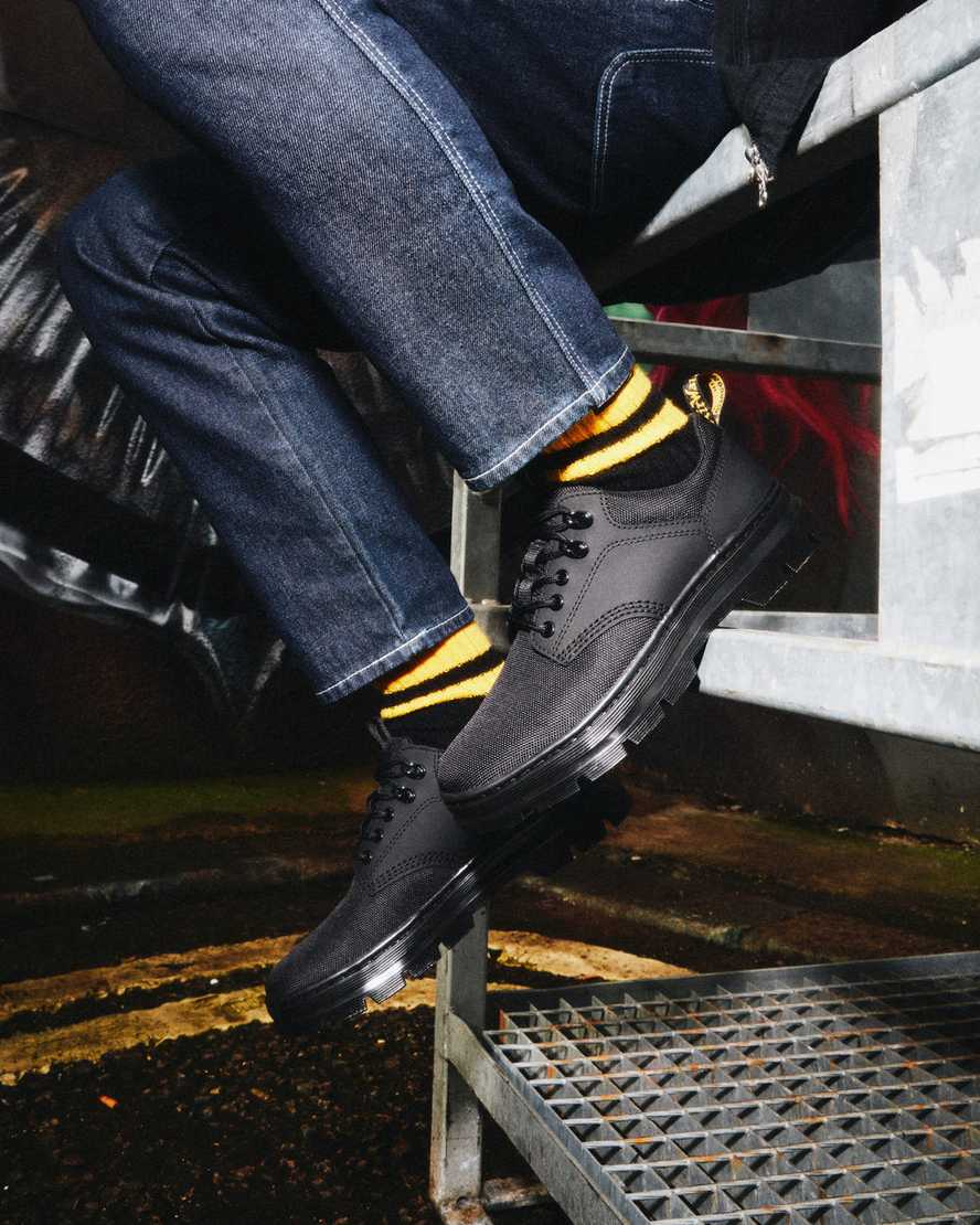 sorte dr martens reeder mono utility sko til dame