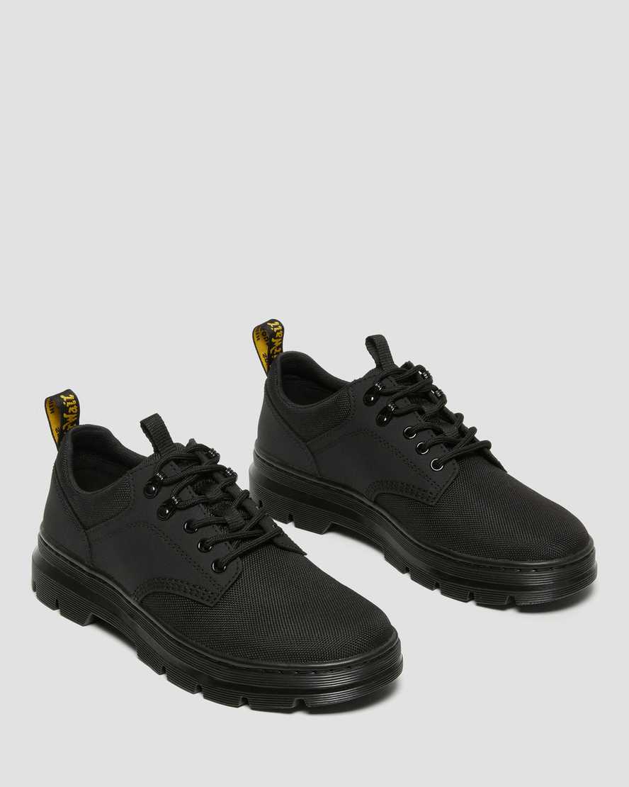 sorte dr martens reeder mono utility sko til dame