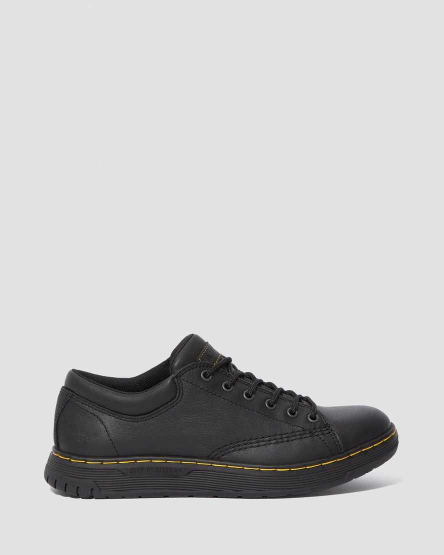 sorte dr martens maltby skridsikre damearbejdssko