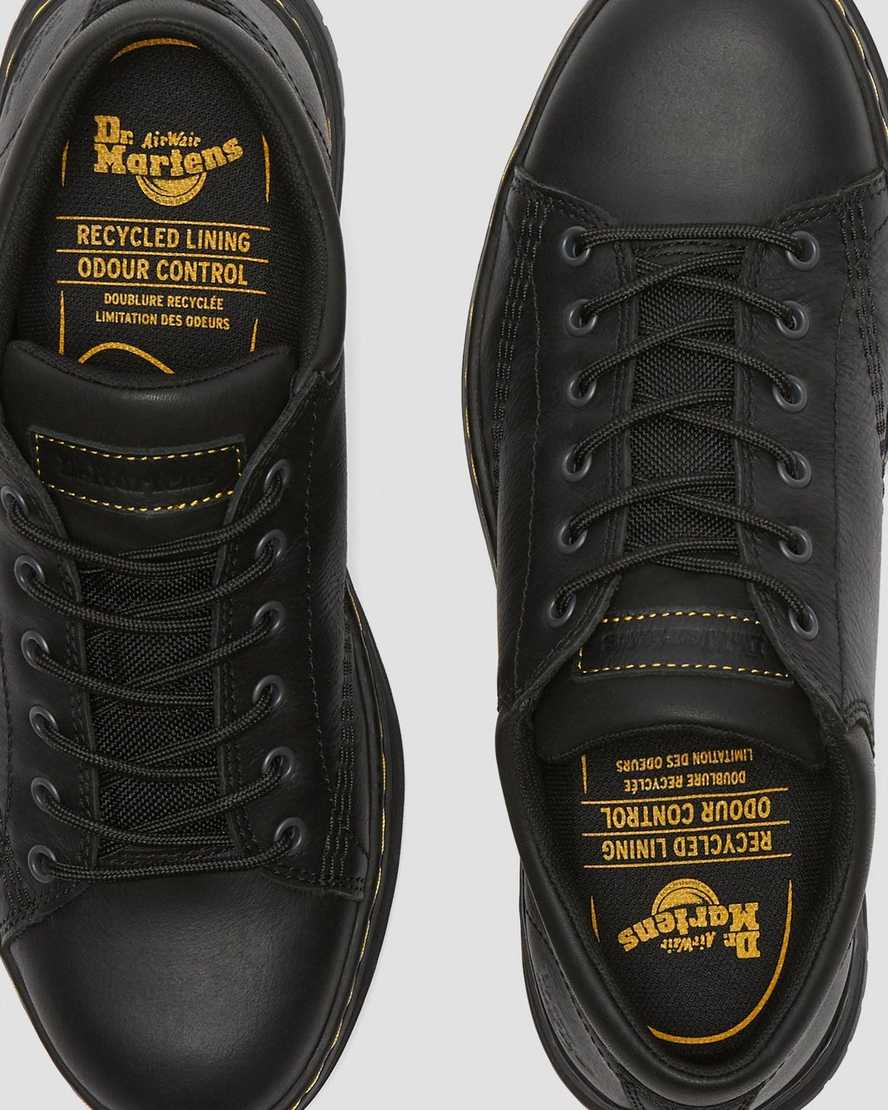 sorte dr martens maltby skridsikre damearbejdssko